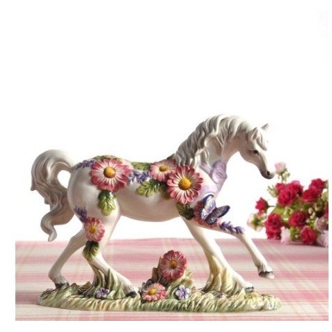 楽天市場】陶磁器 馬 アイデア ヨーロッパ式 客間 酒棚 装飾品 実用