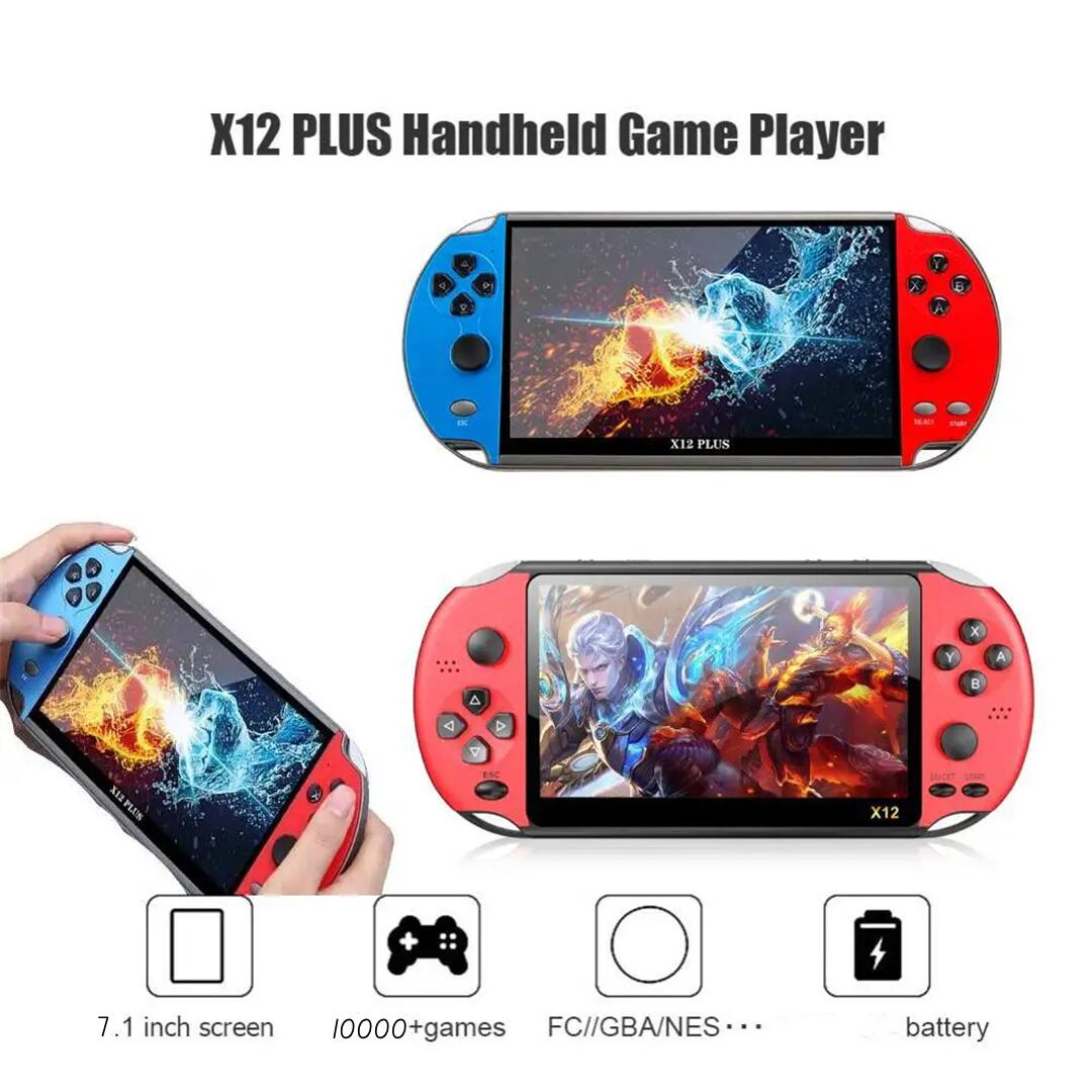 楽天市場】Plus 7インチ手持ちビデオゲームコンソール16GB PSP FC GBA