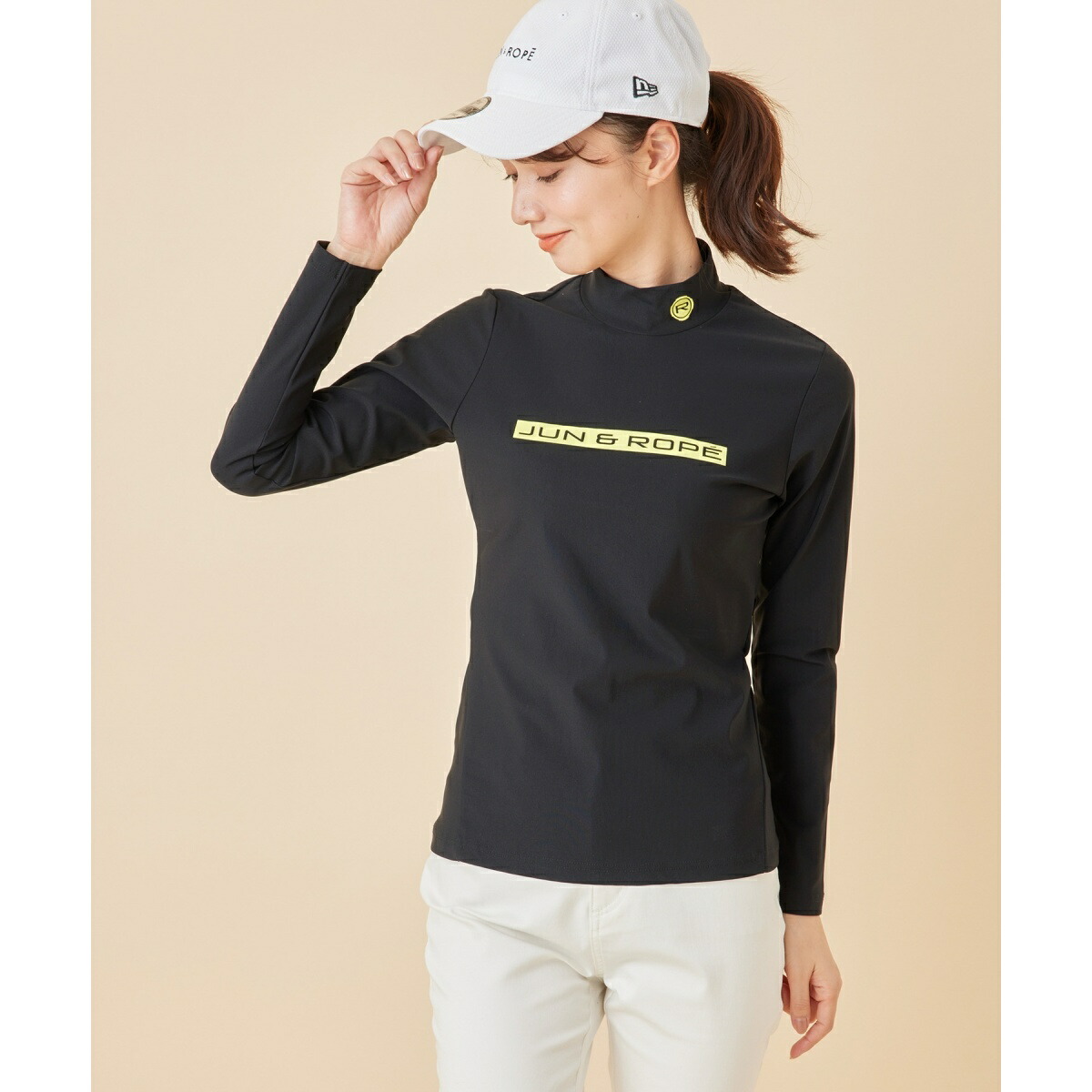 楽天市場】【UV】【接触冷感】メリルハイテンションモックネック長袖