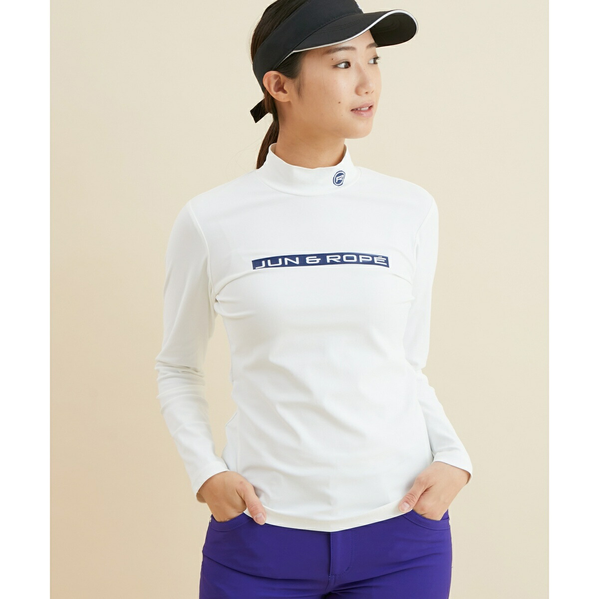 楽天市場】【UV】【接触冷感】メリルハイテンションモックネック長袖