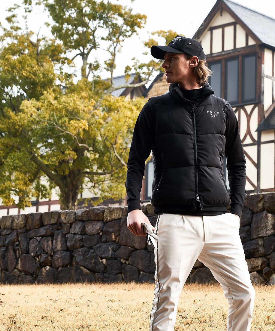 楽天市場】LUXEAKMPLUS×roar ゴルフ ハイネック中綿ベスト／リュクス