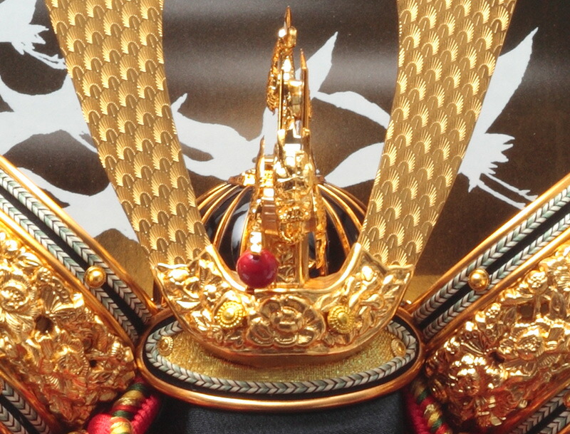 楽天市場】五月人形 久月 コンパクト 兜ケース飾り 兜飾り 8号兜 取付