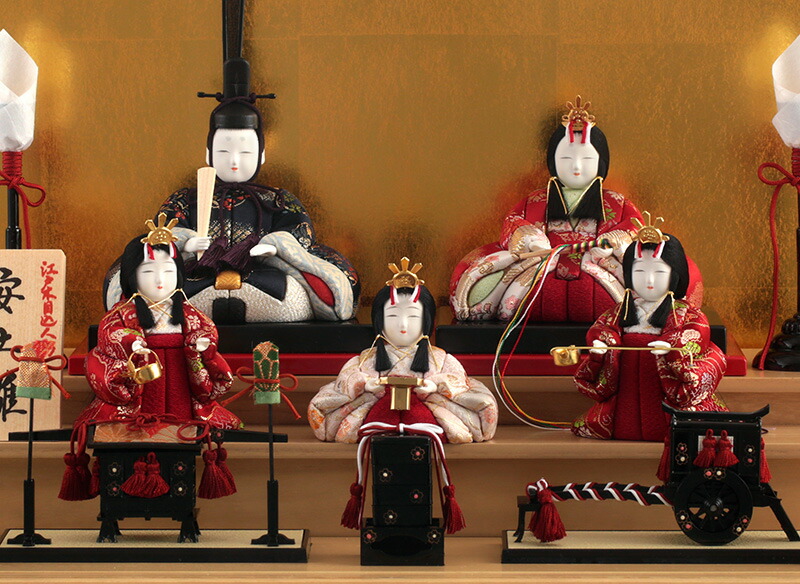 楽天市場】雛人形 コンパクト 一秀 ひな人形 木目込人形飾り ケース