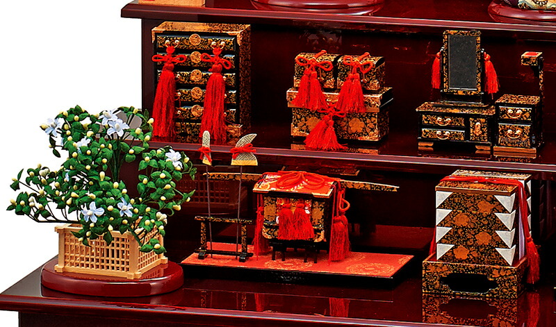 楽天市場】雛人形 一秀 ひな人形 木目込人形飾り 七段飾り 十五人飾り