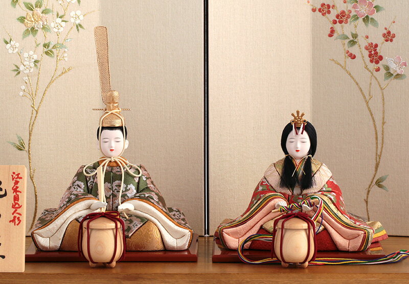 楽天市場】雛人形 コンパクト 一秀 ひな人形 木目込人形飾り 平飾り