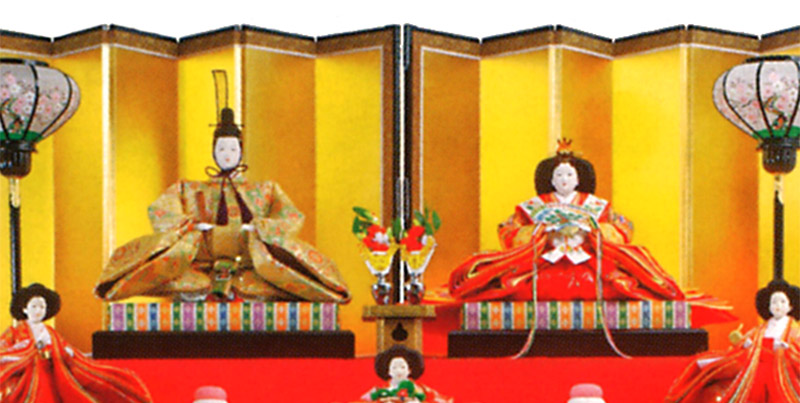 楽天市場】雛人形 久月 ひな人形 雛 七段飾り 十五人飾り 清水朱月作