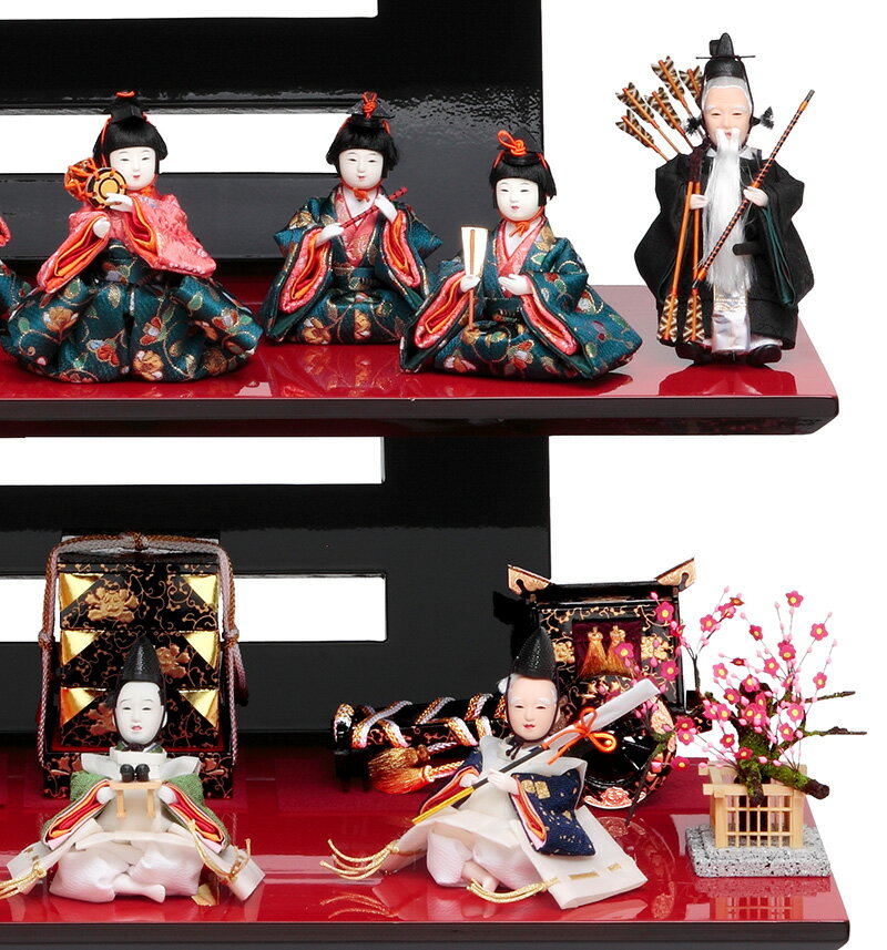 楽天市場】【クーポン利用で10%OFF】雛人形 久月 ひな人形 四段飾り 棚