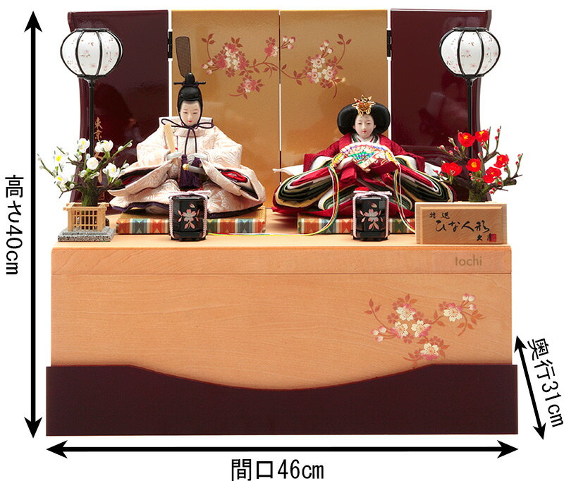 楽天市場】【クーポン利用で10%OFF】雛人形 コンパクト 久月 ひな人形