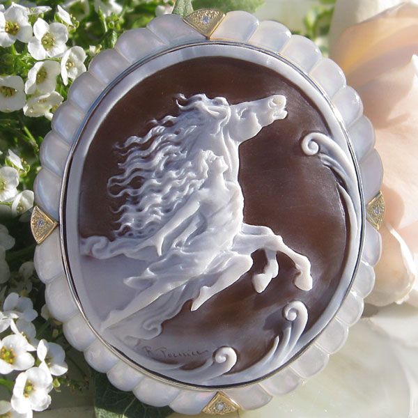 楽天市場】カメオ 馬の通販