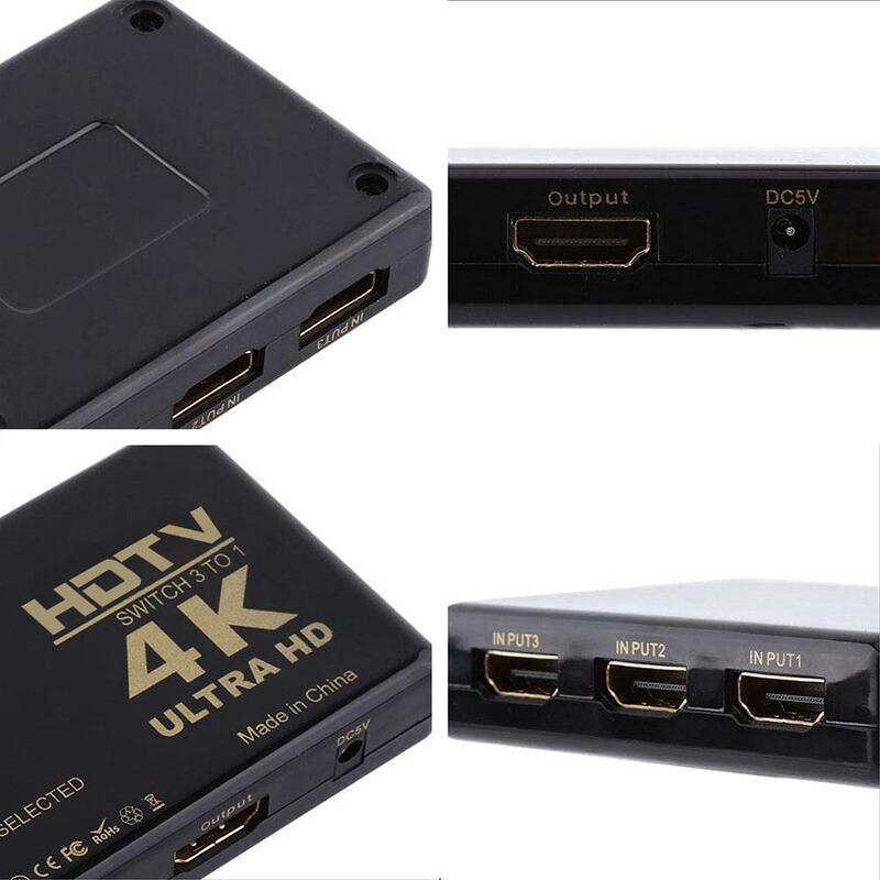 楽天市場】【楽天3位】HDMIセレクター HDMI切替器 HDMI分配器 切り替え