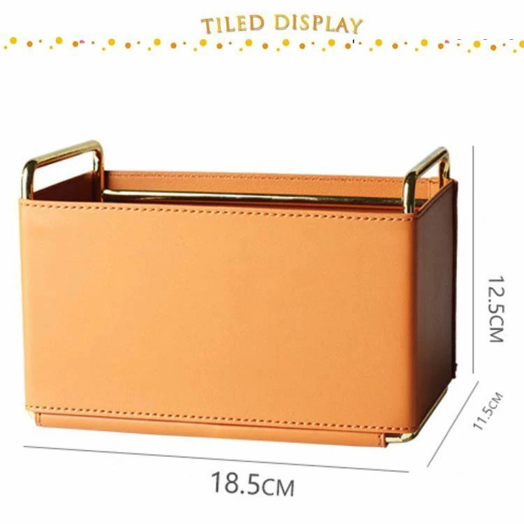 楽天市場】ボックス BOX レザー調 小物収納 合皮 おしゃれ 化粧品 小物