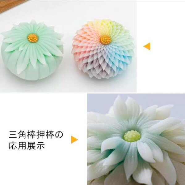 楽天市場】KUNNKENN 練り切り 道具 和菓子道具セット・ミニ裏漉し､三角