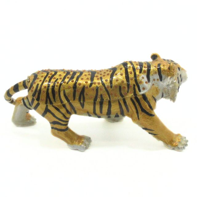 楽天市場】金虎 置物 風水 虎の置物 ラインストーン装飾 特大最大長さ