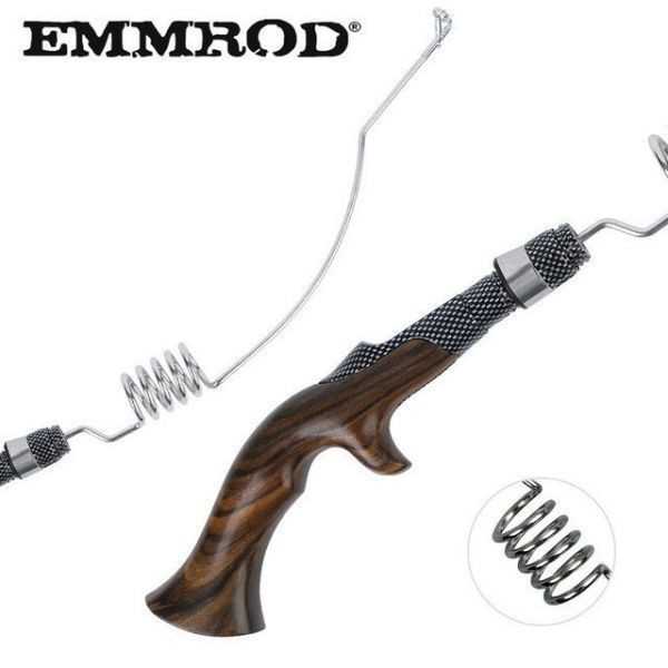 楽天市場】釣り バネ竿 エムロッド 黒檀グリップ EMMROD ポータブル