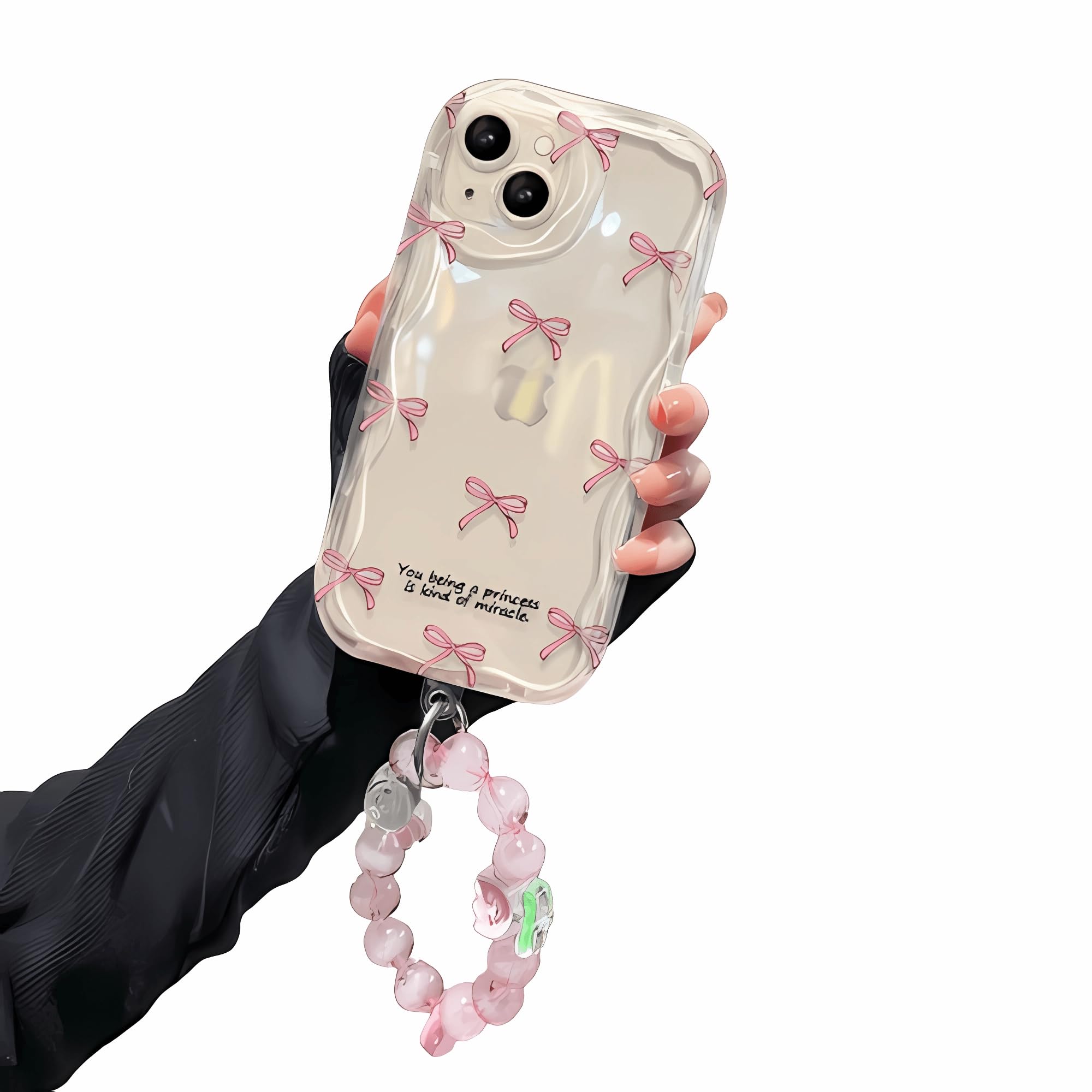 楽天市場】iPhone 17 Pro用 ケース ピンクリボン ブレスレット付き