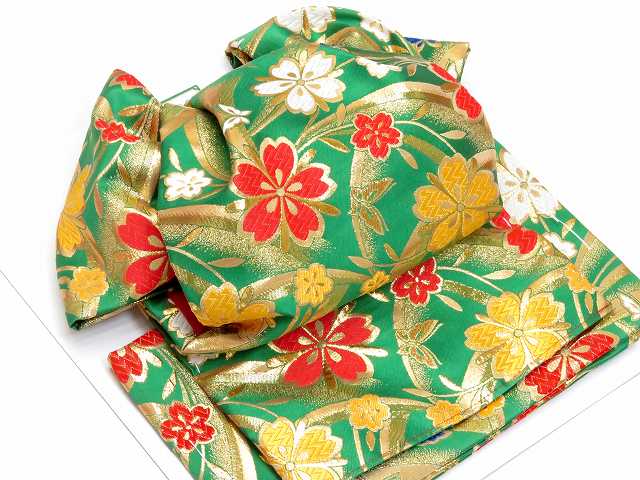 楽天市場】結び帯 七五三 十三参りに 子供振袖用 日本製 金襴生地