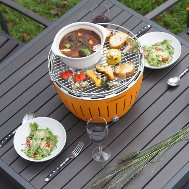 楽天市場】ロータスグリルレギュラーサイズ G340P 無煙ロースター BBQ