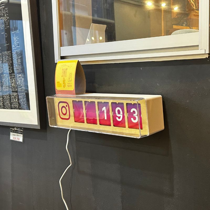 楽天市場】Smiirlスミール リアルタイムInstagramカウンター インスタ