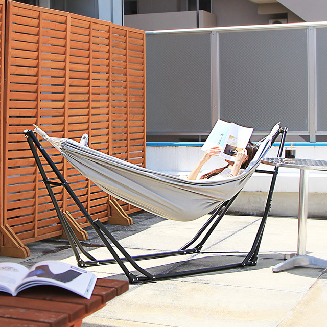 楽天市場】シフラス 2way自立式ポータブルハンモック ハンモック