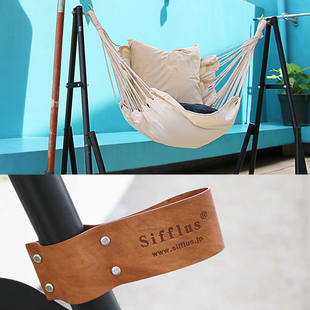 楽天市場】シフラス 2way自立式ポータブルハンモック ハンモック