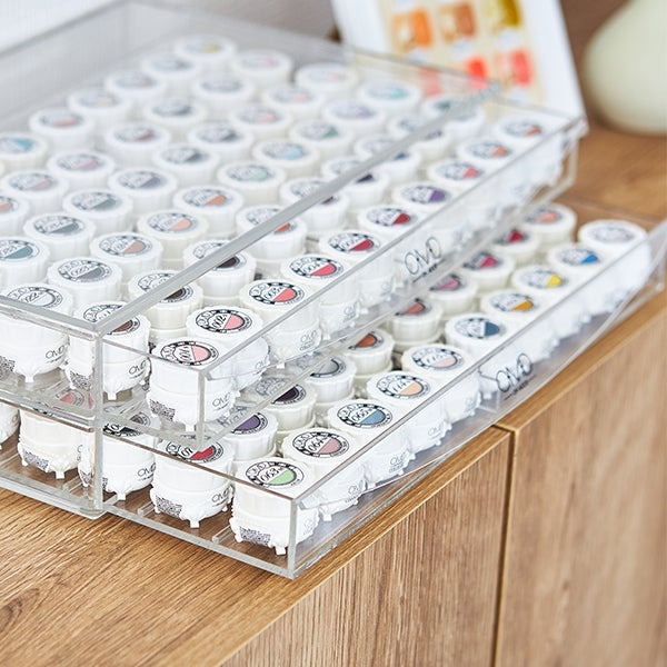 楽天市場】ジェルネイル 収納 アクリルケース ボックス OMD 120個 収納