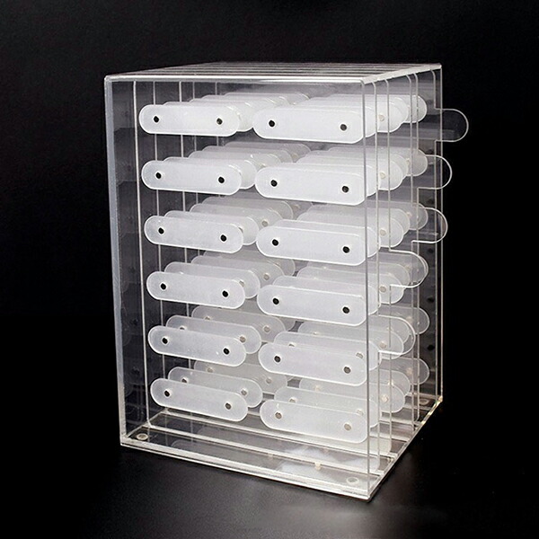 楽天市場】ネイルチップ 収納 ディスプレイ クリア ケース アクリル