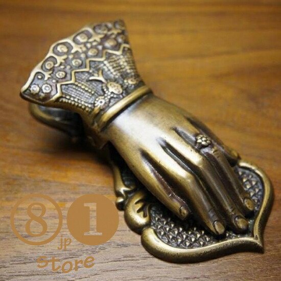 楽天市場】アンティーク調 女性のハンド クリップ 真鍮製 : 81_store