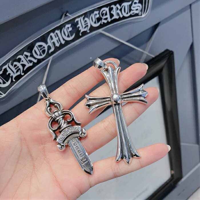 楽天市場】【CHROME HEARTS クロムハーツ】CH Cross Large Pendant w