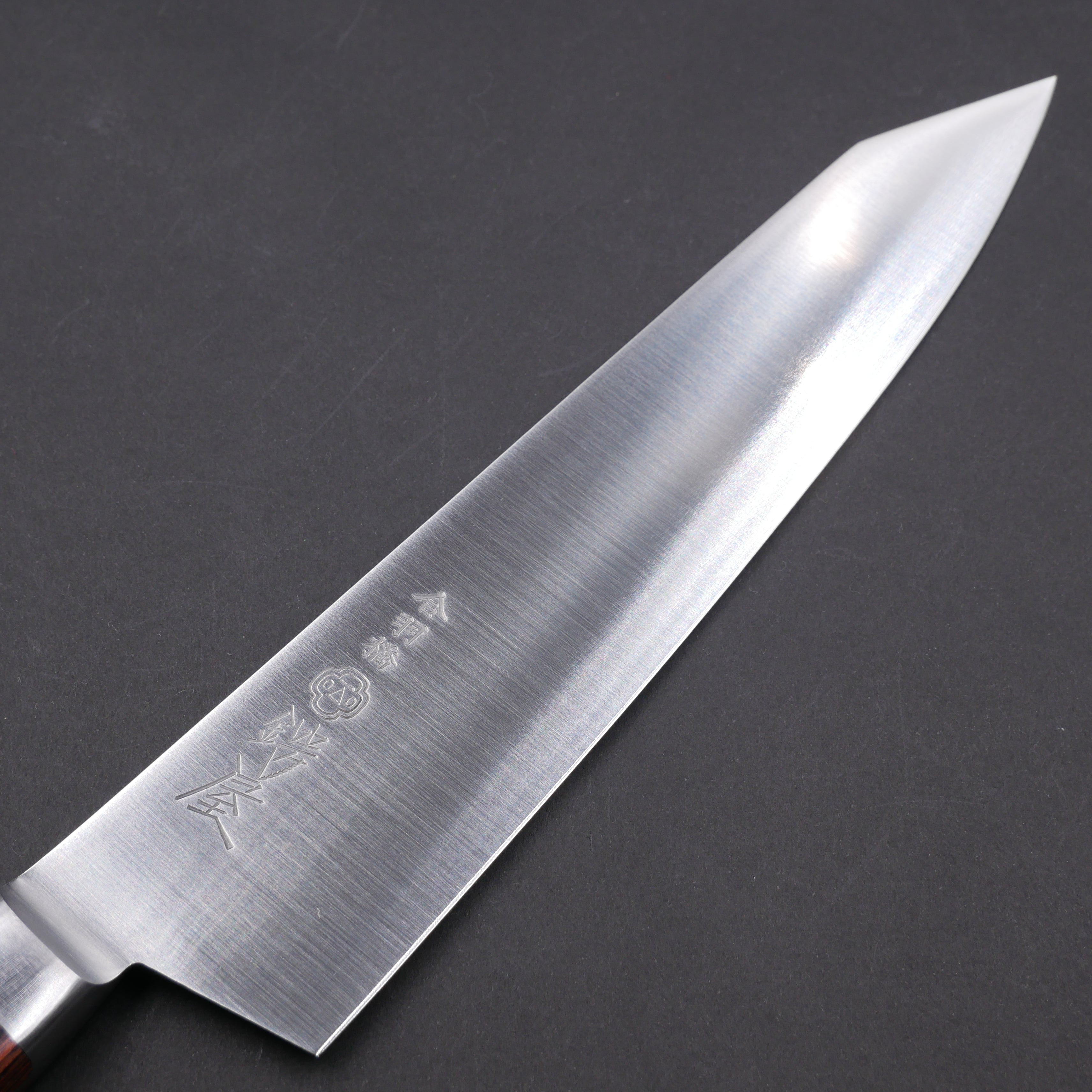 AUS8 切付牛刀 マホガニー柄 – つば屋庖丁店