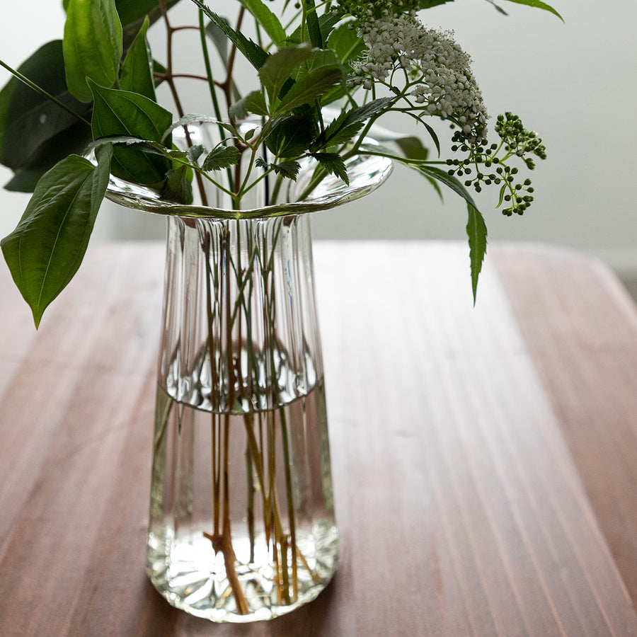 岩国れんこん硝子 花瓶M – TSUCHI-YA │ ガラスの器と工芸