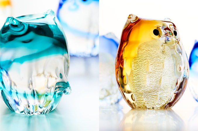 ふくろう［9月］ | シリーズ | ハンドメイドガラスの伝統工芸品「津軽