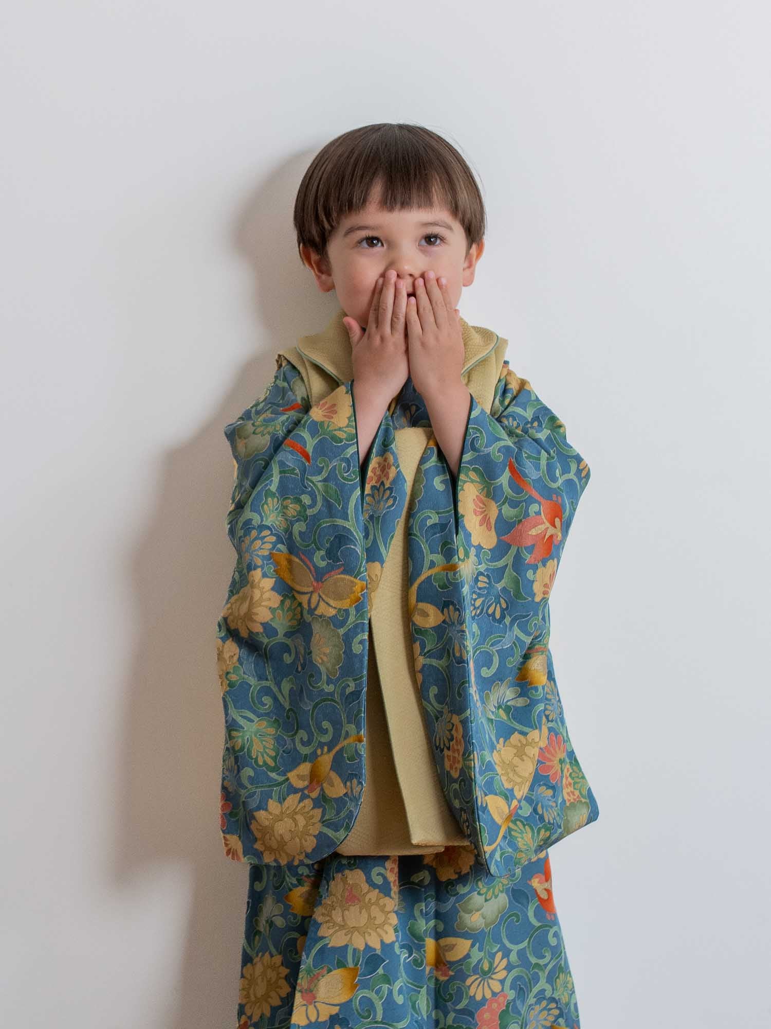 七五三 3歳 男の子 レンタル着物｜AB313 – tsukihana-つきはな-