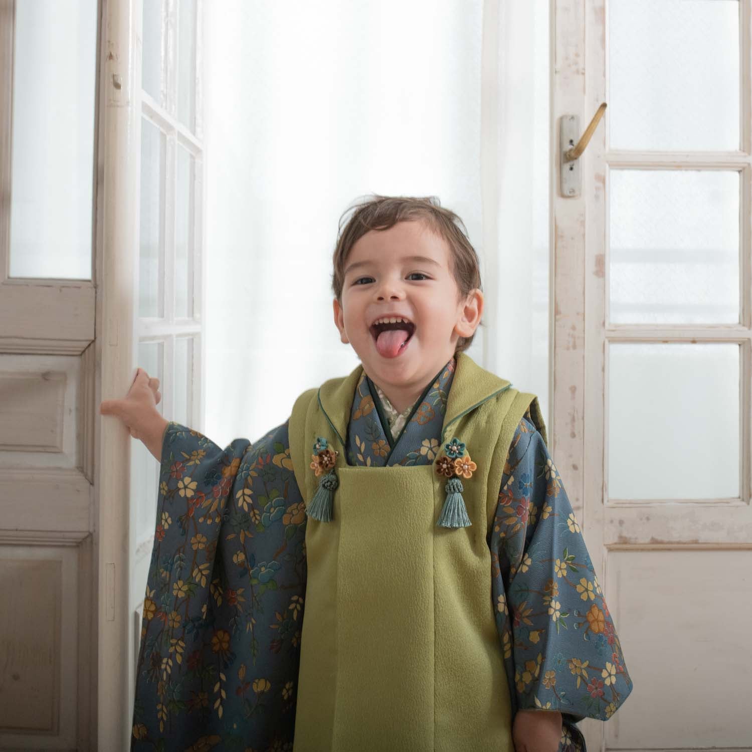 七五三 3歳 男の子 レンタル着物｜AB305 – tsukihana-つきはな-