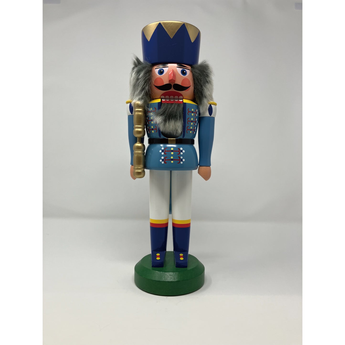ドレゲノ くるみ割り人形 王様 青服 34cm ドレゲノ（ドイツ）｜つみき
