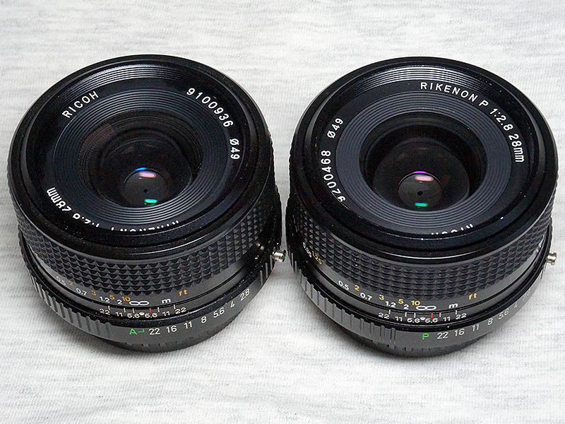 Aポジションが付いた RIKENON P レンズ: つんつんブログ