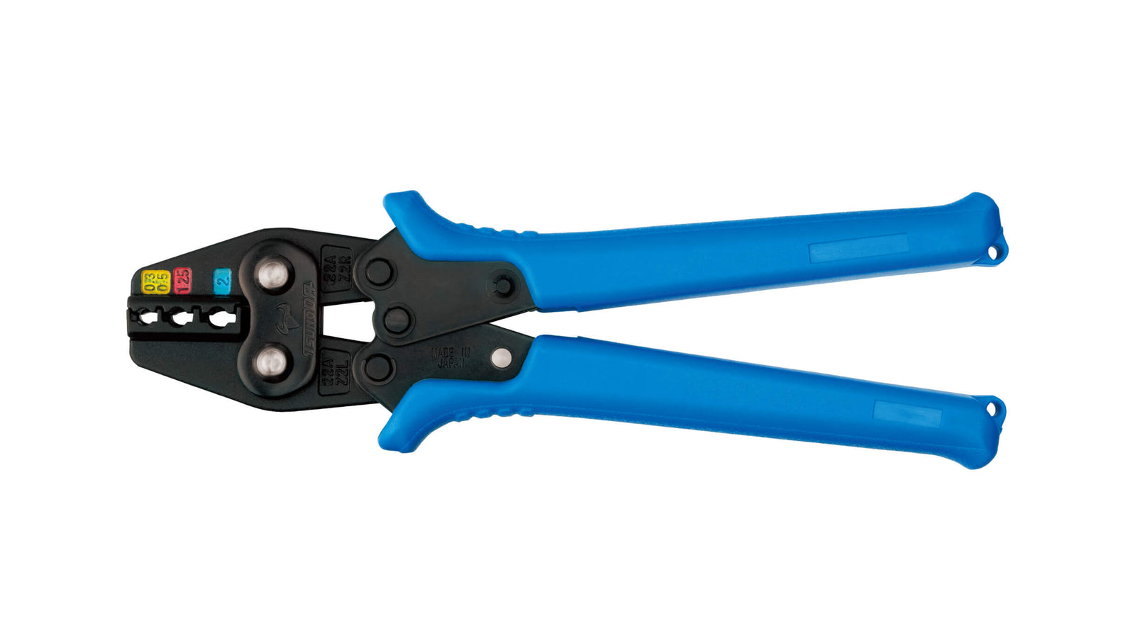 ツノダ 圧着工具 絶縁被覆付圧着端子・スリーブ用 0.3/0.5/1.25/2