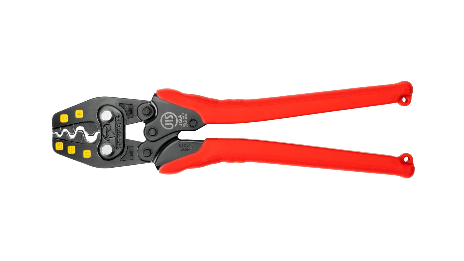 ツノダ 圧着工具 裸圧着端子・裸圧着スリーブ（JIS）1.25/2/5.5/8