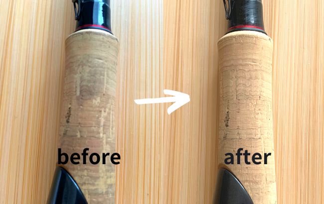 復活】コルクグリップの簡単メンテナンス方法！ロッドの手入れで新品