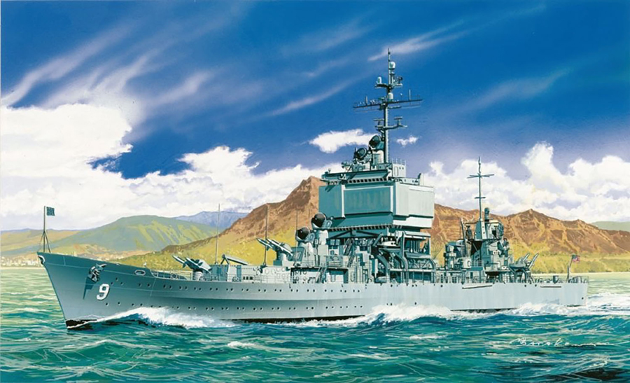 ドラゴン 1/700 アメリカ海軍 原子力ミサイル巡洋艦 U.S.S. ロング