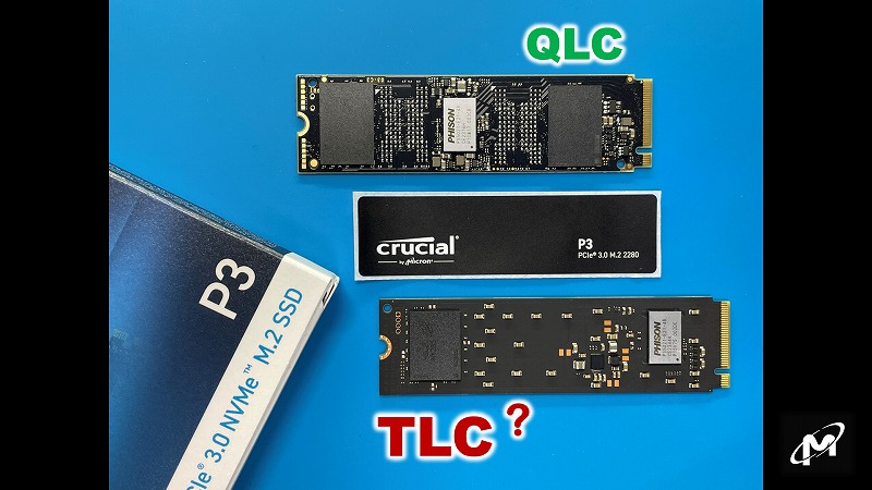Crucial P3 TLC NAND仕様をGet！～アリエク購入品～ | ちょうべいの
