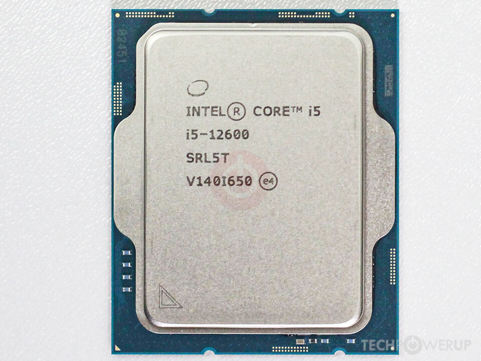 Intel Core i5-12600 Specs | TechPowerUp CPU Database