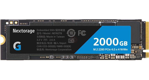 Nextorage G Series 2 TB Specs | TechPowerUp SSD Database