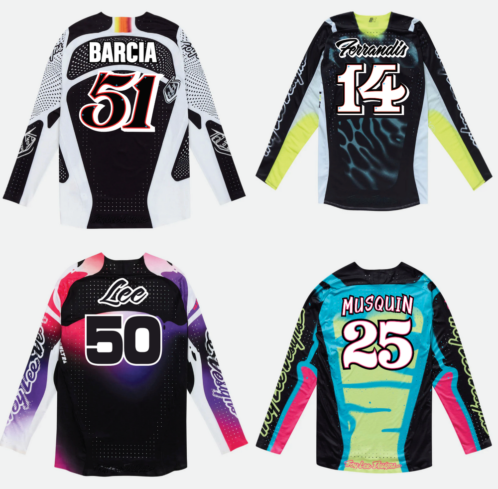 SE Pro Jersey Wavez Off-White / Red – Troy Lee Designs