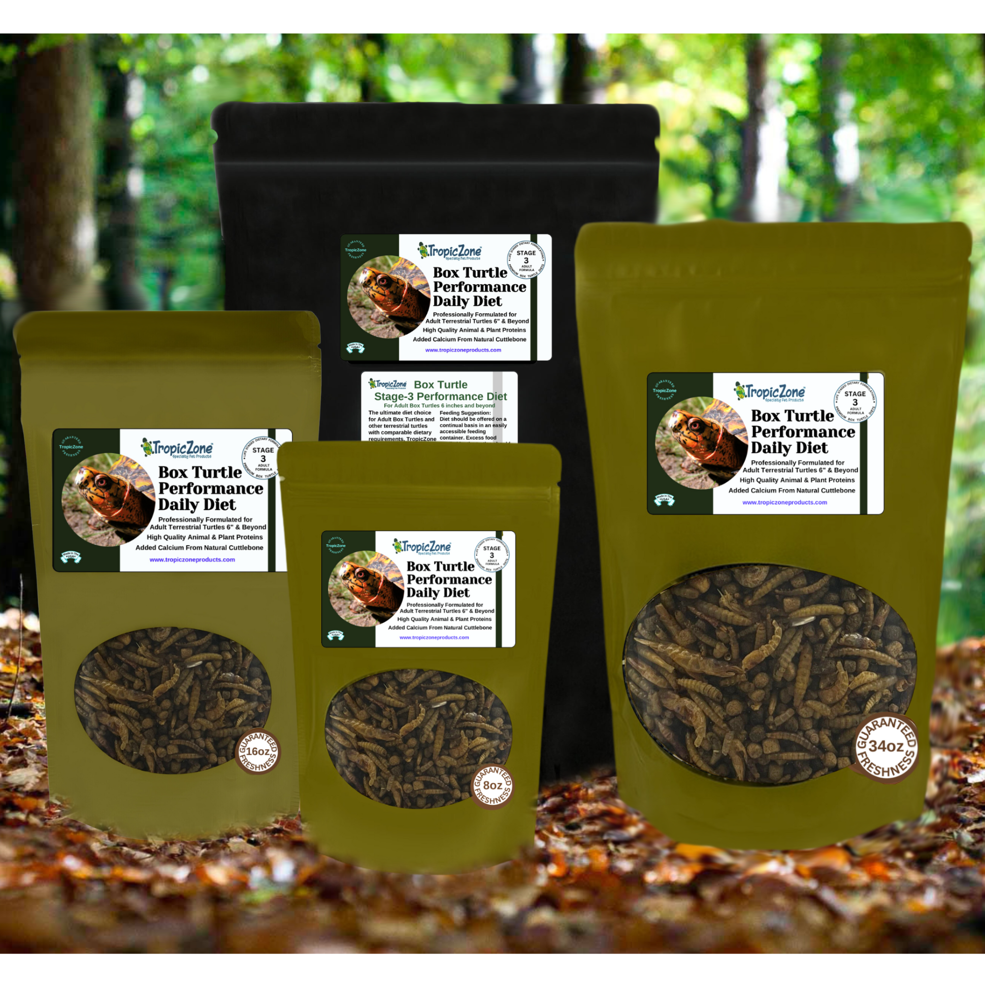 TropicZone Box Turtle Performance Daily Diet Stage-3 for Adults