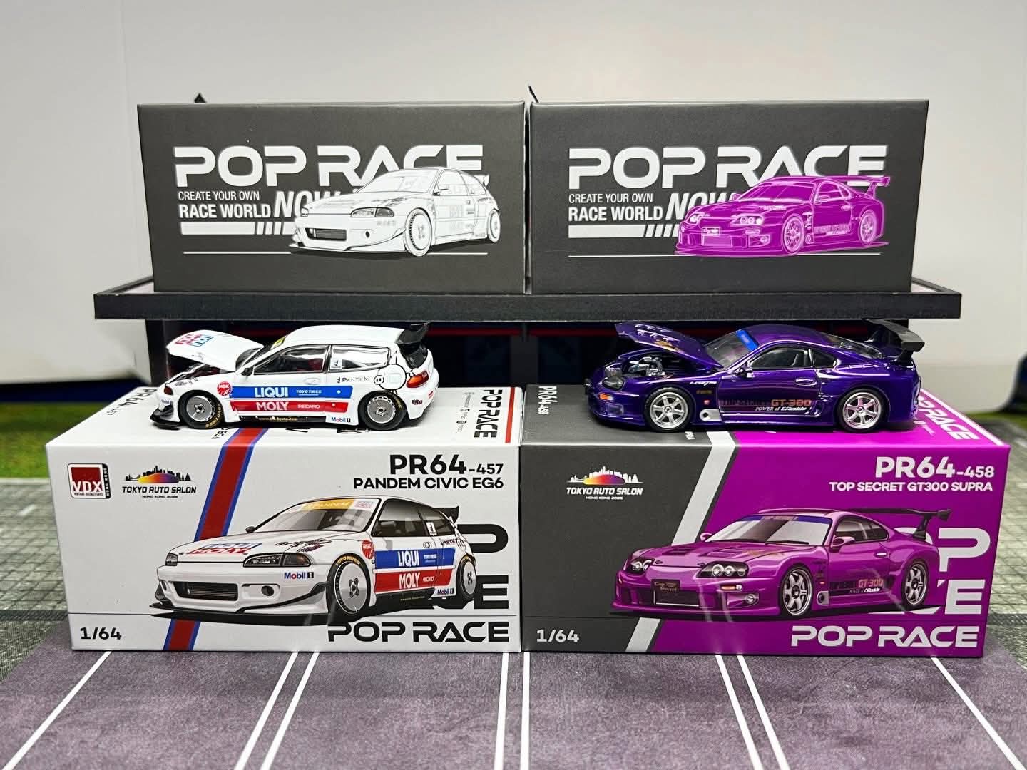 Pop Race Toyota Top Secret GT300 Supra TASHK Event Exclusive 1/64