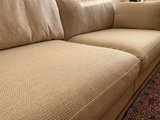 他社ブランドソファのクッションカバーを交換しました | 国産ソファ