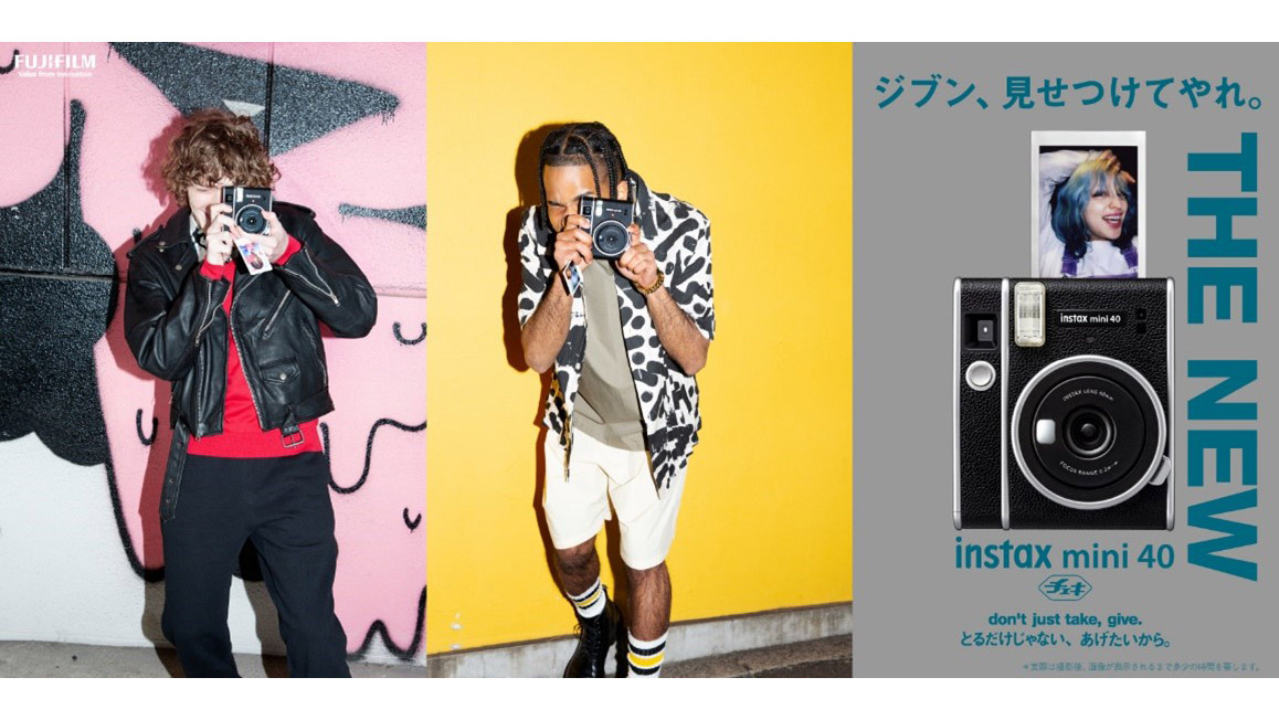 富士フイルム、クラシックカメラ風チェキ「instax mini 40