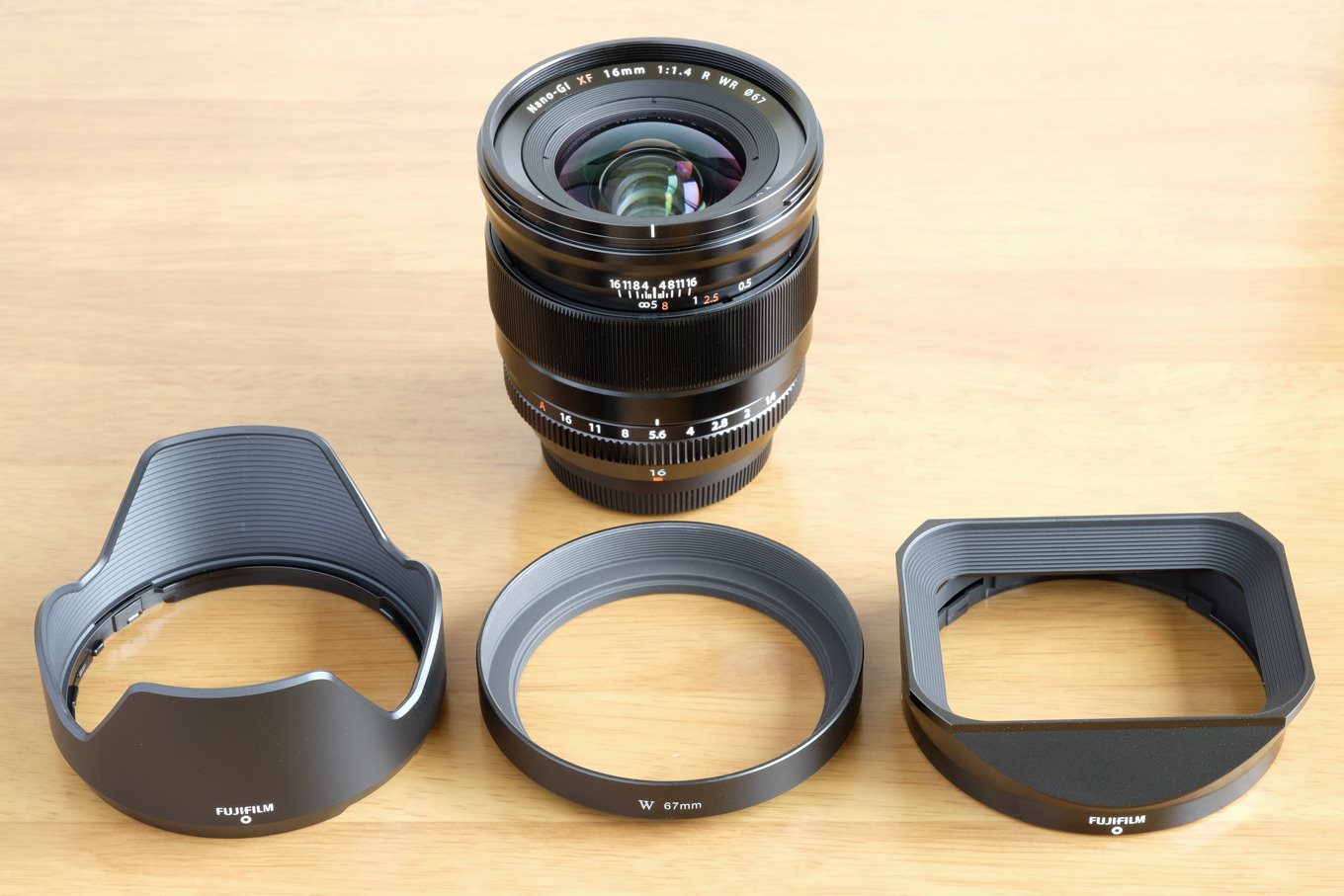 フジノン XF16mm F1.4R に各種フードを試してみる | Tokuvin Travel