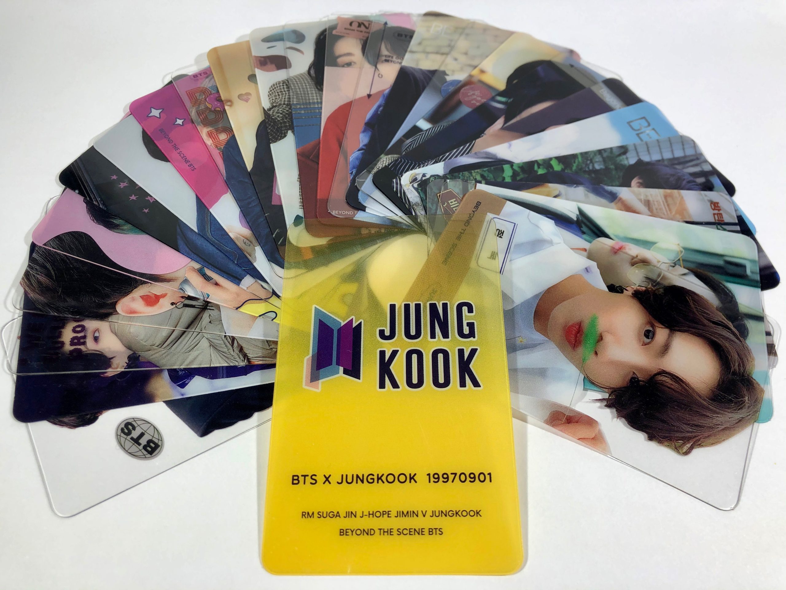 JUNGKOOK ジョングク – BTS 防弾少年団 グッズ ／ 透明 フォトカード