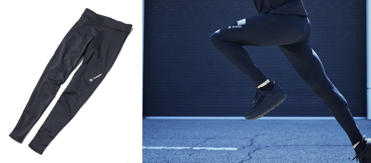GoldwinにC3fitが融合「Goldwin Inspiration Calf Sleeves・Long